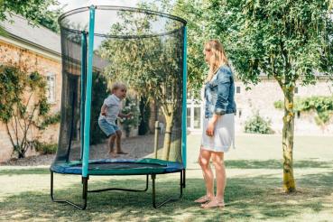 PLUM Junior Trampolin mit Sicherheitsnetz 140cm